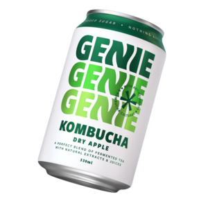 Genie Drinks Dry Apple Kombucha 330ml Latest Collections