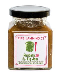 Fife Jamming Co Small Batch Rhubarb and Fig Jam 270g Outlet Get To Buy