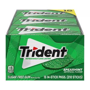 Trident Spearmint Sugar-Free Gum, 15 pk. Reliable For Sale