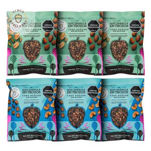 Six Pack de Granolas Cero Azucar Cinco Avellanas x 6 und de 35 gr Fashionable Sale Online