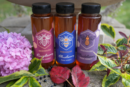 The Three Little Berries: Raw Honey Blueberry, Raspberry, and Blackberry Sale High Quality