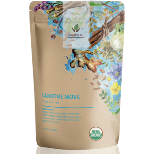 Laxative Loose Leaf Tea, Gentle Constipation Relief - Ayurvedic Herbal Blend with Senna & Fennel - Digestive Health Support - Caffeine Free - 55 Cups - USDA Organic & Kosher - 4 oz (113g) Buy Cheap New