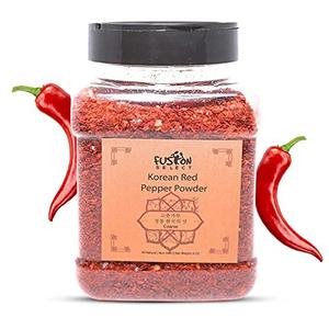 Fusion Select Korean Premium Non-GMO Gluten Free Red Chili Pepper Flakes Powder, Crushed Red Pepper Premium Gochugaru For Kimchi Seasoning, Chicken, Pork, Fish, Vegetables Hot Pepper Flakes (6 Oz Jar) Shop Offer Online