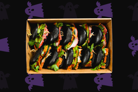 Black Charcoal Bao Buns Collection - 10 Pairs/Box Discount For Cheap