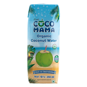 Coco Mama - Organic Coconut Water, 250ml (pack of 4) 100% Authentic Cheap Online