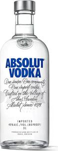 Absolut Vodka 40% Vol. 3l Free Shipping With Credit Card