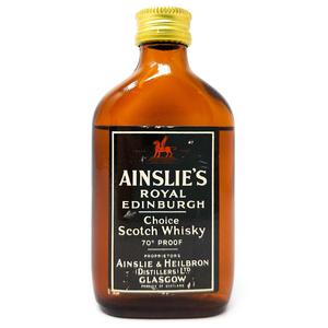 Ainslie's Royal Edinburgh Scotch Whisky, Miniature, 5cl, 70 Proof Original Cheap Pice
