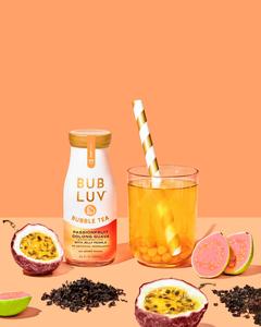 Passionfruit Oolong Guava Bubble Tea with Jelly Pearls Clearance Online Fake