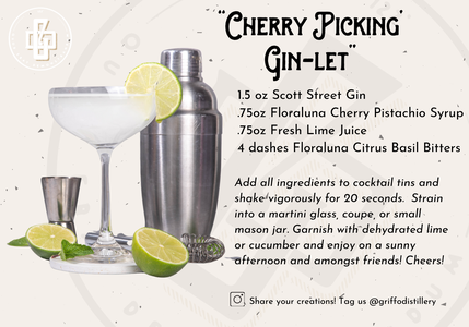 "Cherry Picking" Gin-Let Cocktail Kit For Sale For Sale