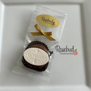 12 NUMBER SEVENTY "70 Years" Chocolate Oreo Cookie Candy Party Favors 70th Birthday Sale Top Quality