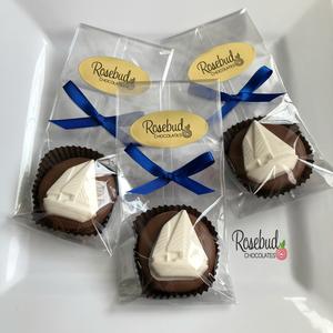 12 SAILBOAT Chocolate Covered Oreo Cookie Candy Party Favors Cheap Brand New Unisex