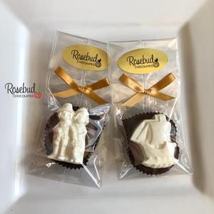 12 PILGRAM & MAYFLOWER Chocolate Covered Oreo Cookie Thanksgiving Party Favors Deals Cheap Pice