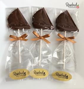 12 SAILBOAT Chocolate Lollipop Nautical Boat Party Favors Cheap Pice Original