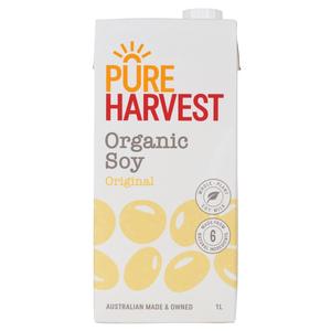 Soy Milk Original, Pure Harvest 1L Outlet For You