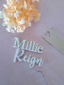 2 Layer - 2 tone Acrylic Cake Charm Cheap Factory Outlet