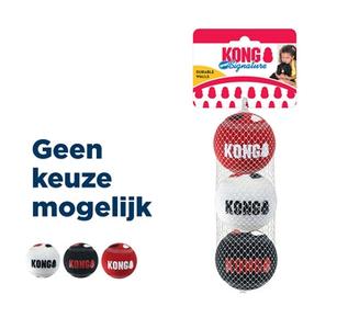 KONG SIGNATURE SPORT BALLS ASSORTI 6.5X6.5X6.5 CM 3 ST Perfect Cheap Online