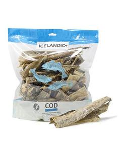 Icelandic Short Cod Skin Pieces 1 lb Bulk Bag Clearance Clearance