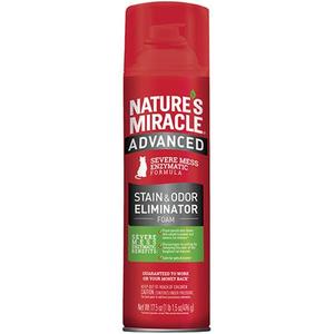 Nature's Miracle Advanced Cat Stain & Odor Foam 17.5 oz Free Shipping For Sale