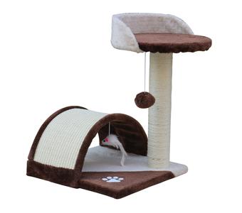 50cm Plush Cat Tree with Sisal Bridge & Perch - YES4PETS Discount Cheap Online