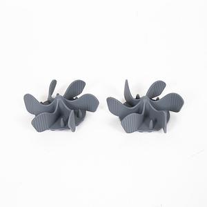 2x Silicone Slow Feeder Insert, Suction Cups, Grey Marketable Sale Online