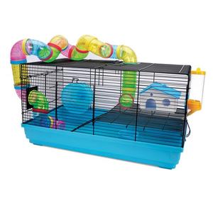 Cage Living World pour hamsters nains, Playhouse, L. 58 x l. 32 x H. 31,5 cm (22,8 x 12,5 x 12,4 po) High Quality