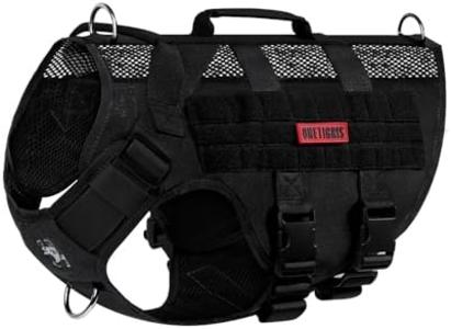OneTigris No Pull Dog Harness for Small Dog, Mesh Design Breathable Military Dog Molle Vests with Handles, Service Dog Vest Harness for Walking Hiking Training Clearance Store Sale Online
