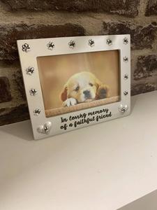 in loving memory paw frame Clearance Pre Order