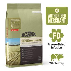 ACANA SINGLES Freeze-Dried Infused Yorkshire Pork Dry Dog Food (2kg/6kg/11.4kg) Discount Online Online