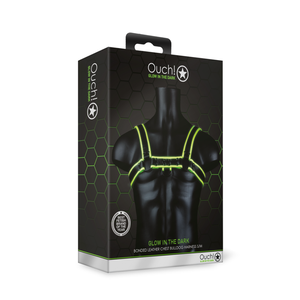 Borst Bulldog Harnas - Glow in the Dark - S/M Outlet Best Place