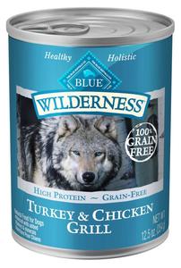 Blue Buffalo Wilderness Turkey & Chicken Grill Canned Dog Food Outlet Factory Outlet