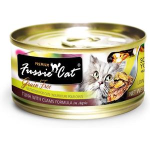 Fussie Cat Premium Tuna with Clams Formula in Aspic Canned Food Clearance Wiki