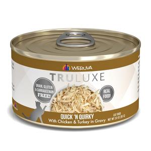 Weruva TRULUXE Quick N Quirky with Chicken and Turkey in Gravy Canned Cat Food Sale Great Deals