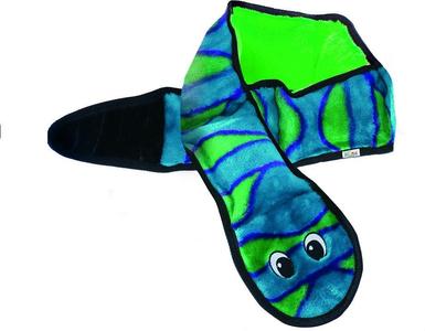 Outward Hound Invincibles Snakes Blue/Green Squeak Dog Toy Sale Low Shipping Fee