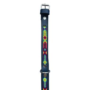 Aqua Leather Collar Cheap Big Sale