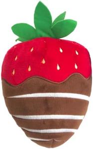 Huxley & Kent for Dogs | Chocolate Strawberry (Small) | Valentine's Day Funny Dog Toy | Power Plush Dog Toy with Squeaker | Dog Gift | Fun, Durable | H&K Squeaky Dog Toy Free Shipping Online