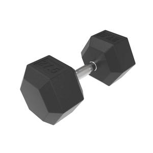 27.5kg HD Rubber Hex Dumbbell Free Shipping Hot Sale