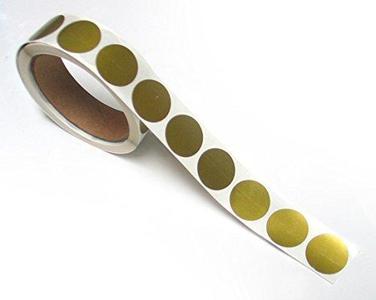 (1" Round - Gold, 500) Scratch Off Labels Stickers, Designed to Create Your own Scratch-Off Cards, Raffles, Promotions, Wedding, Fun, Games etc. 1" Round - Gold Outlet Classic