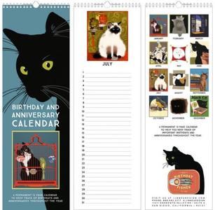 Cat Birthday and Anniversary Calendar Many Kinds Of Sale Online