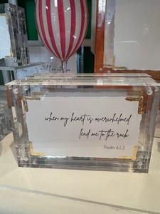 Acrylic Scripture Block (Multiple Style Options) Buy Cheap Best Pices