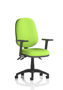 Eclipse Plus III Medium Back Task Operator Office Chair - Green Fabric Clearance Online Online