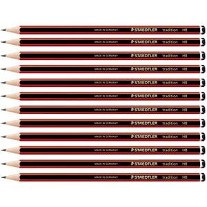 Staedtler Tradition 110 Grey Lead Pencils Box of 12 Clearance Latest