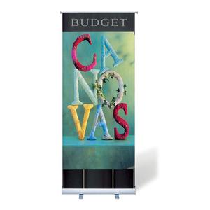 Budget Retractable Roll up Banner Stand w/ Vinyl Graphic, 33.5"w x 78.75"h Discount Visit New