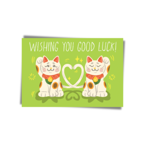 GREETING CARD: Good Luck Outlet Brand New Unisex
