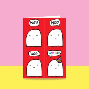 Able & Game: Greeting Card - Woo Hoo Buy Cheap Brand New Unisex