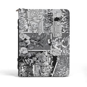 Top-Grain PU Leather Book Case Folder With Pocket no Strap - Stykonz BW Comic Sale Comfortable