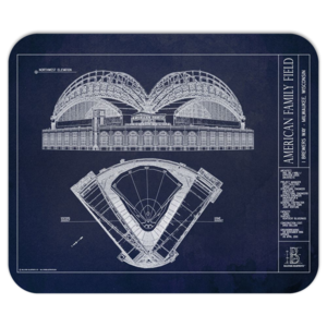 American Family Field Mousepads Free Shipping Big Discount