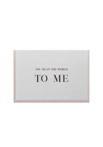 YOU MEAN THE WORLD TO ME CARD Sale Browse