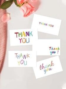 Arco iris thank you card Low Pice Sale Online