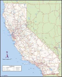 California County Wall Map Discount Explore