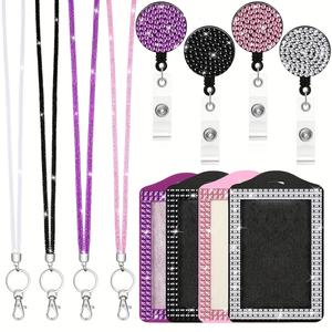 Bling Lanyard with ID Badge Holder Free Shipping Fast Delivery